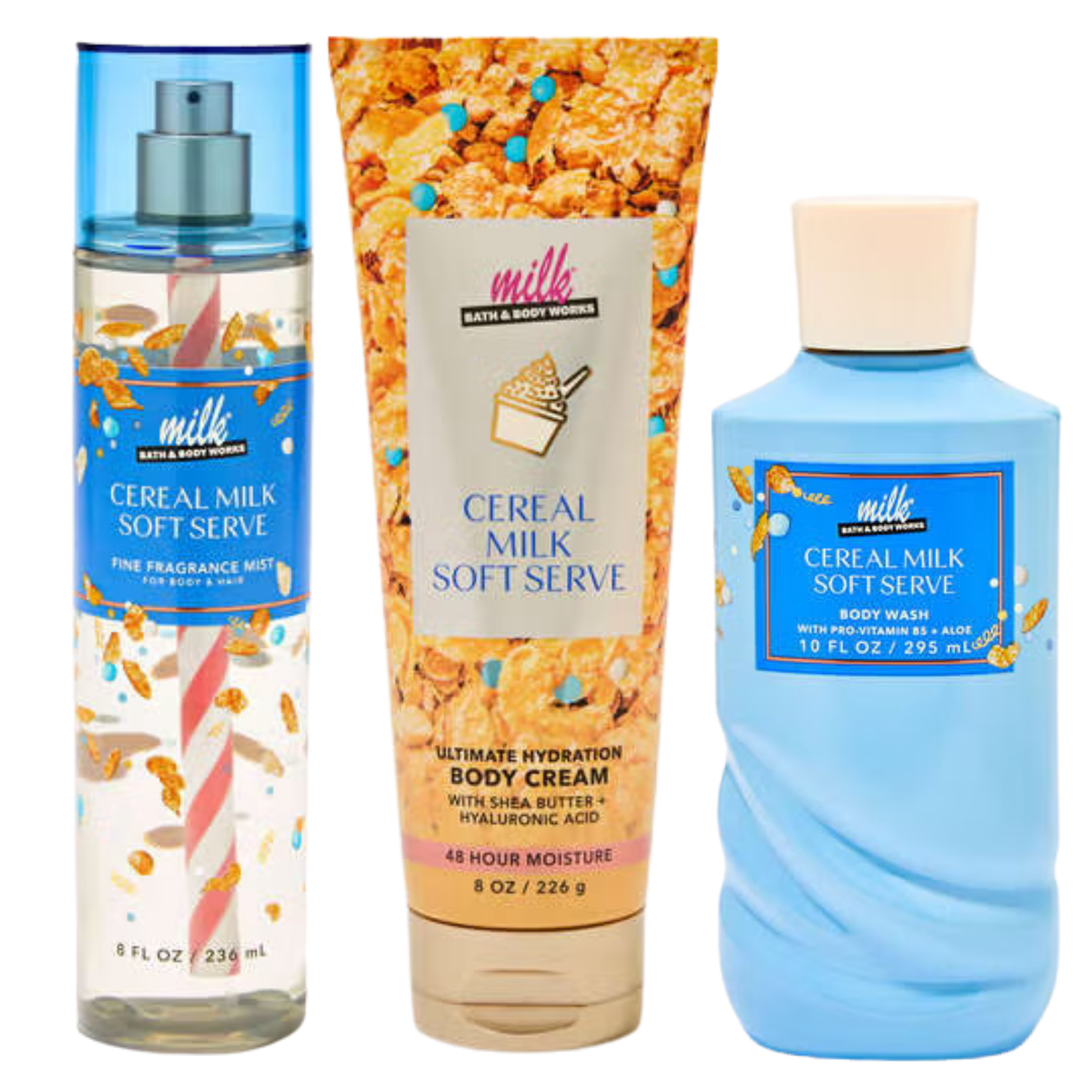 Cereal Milk Soft Serve Gift Set — Limited Edition Body Care Bundle