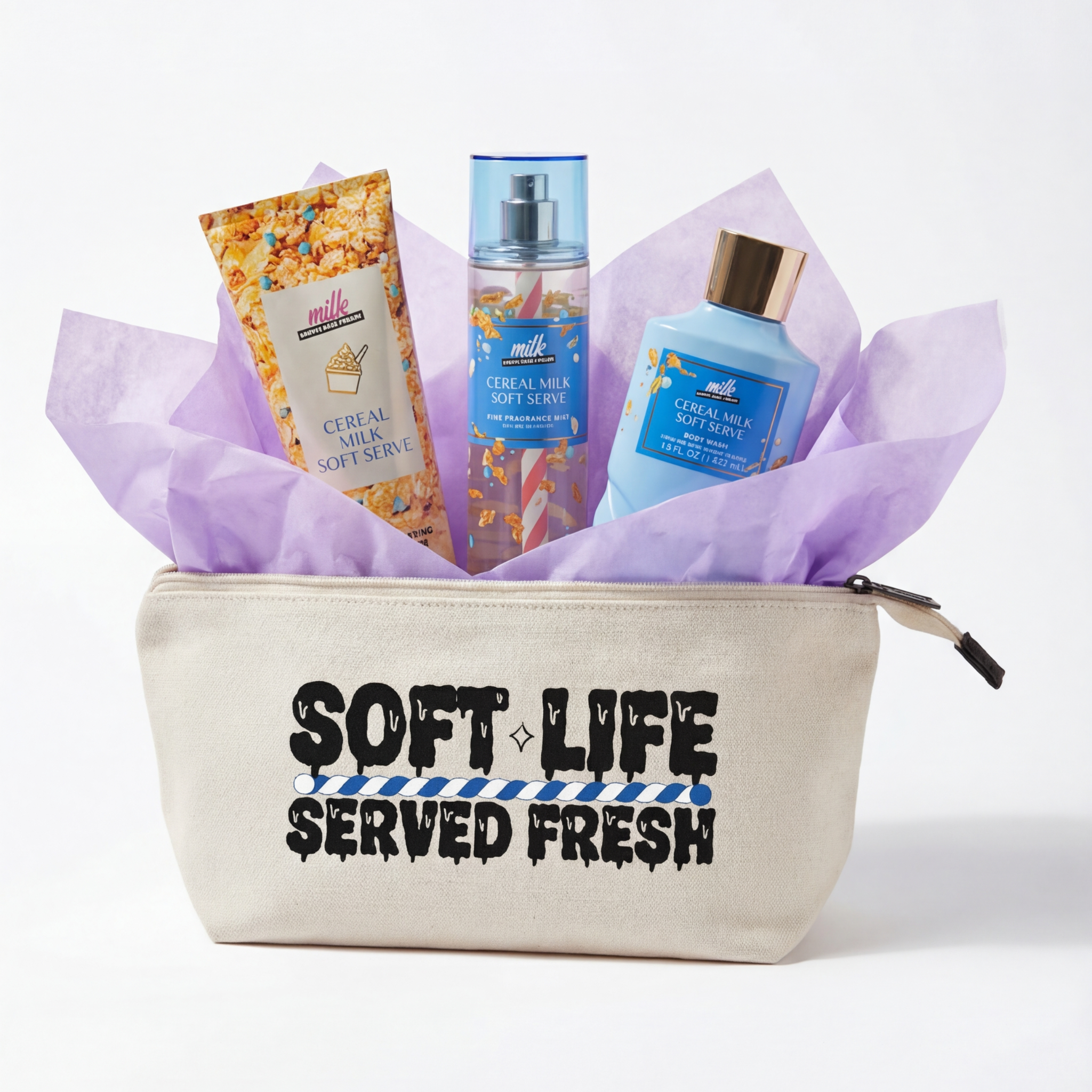 Cereal Milk Soft Serve Gift Set — Limited Edition Body Care Bundle