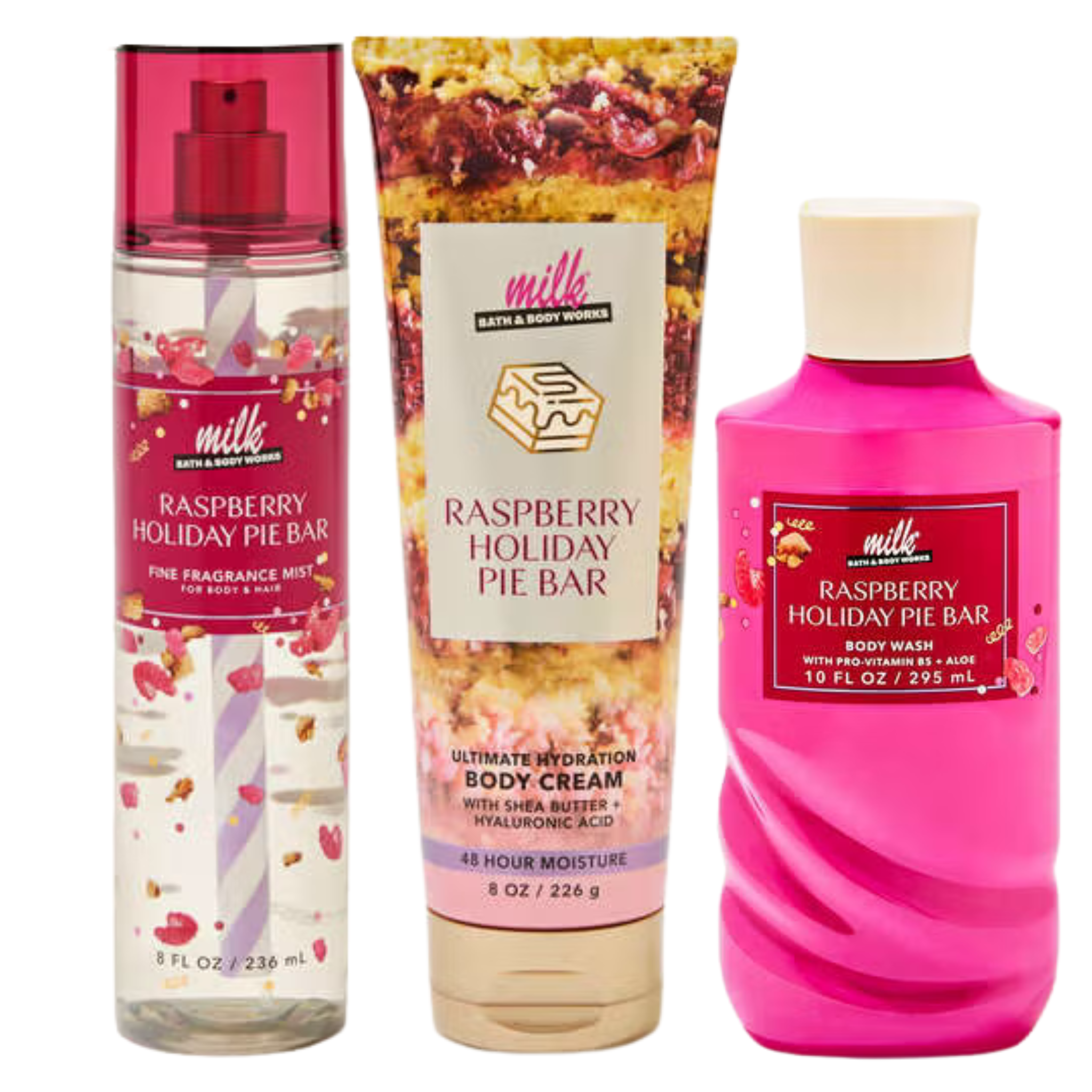Raspberry Holiday Pie Gift Set — Limited Edition Body Care Bundle