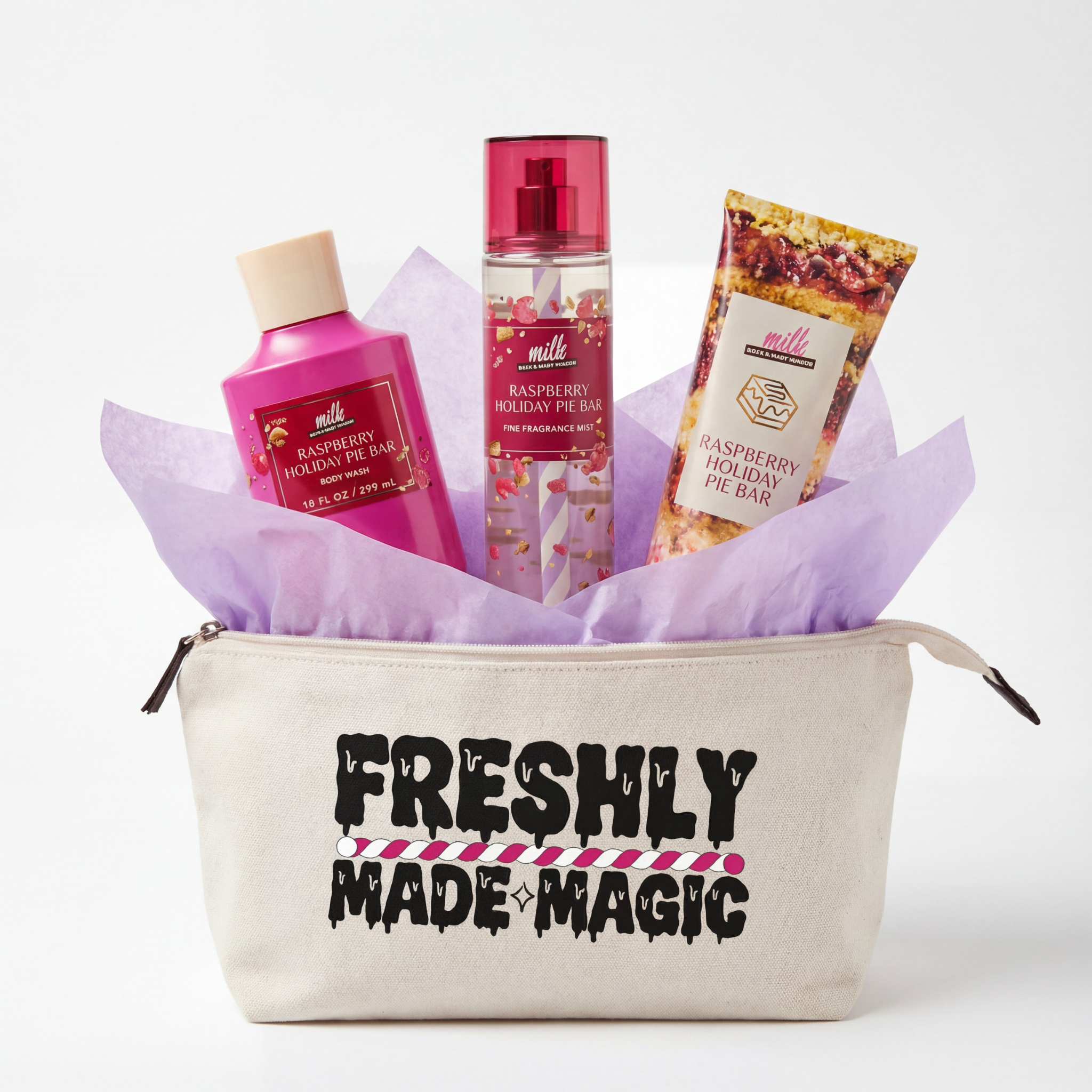 Raspberry Holiday Pie Gift Set — Limited Edition Body Care Bundle