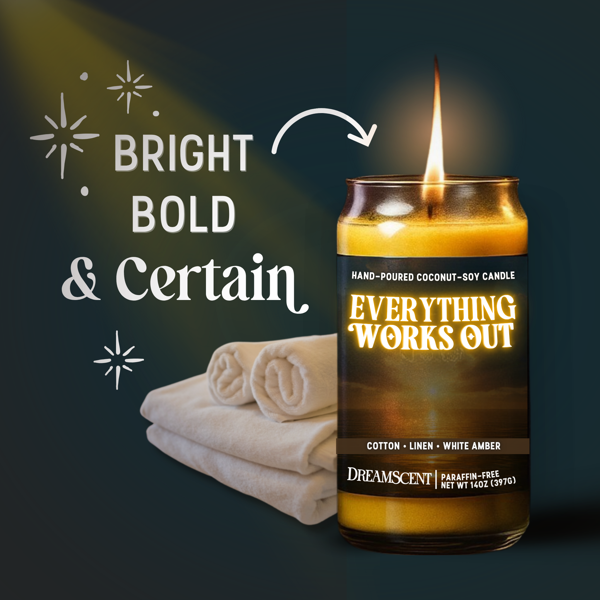 Everything Works Out Candle